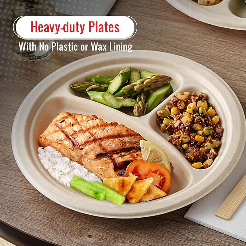 7 inch sugar cane tableware